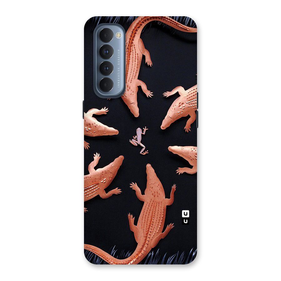 Brave Frog Back Case for Reno4 Pro