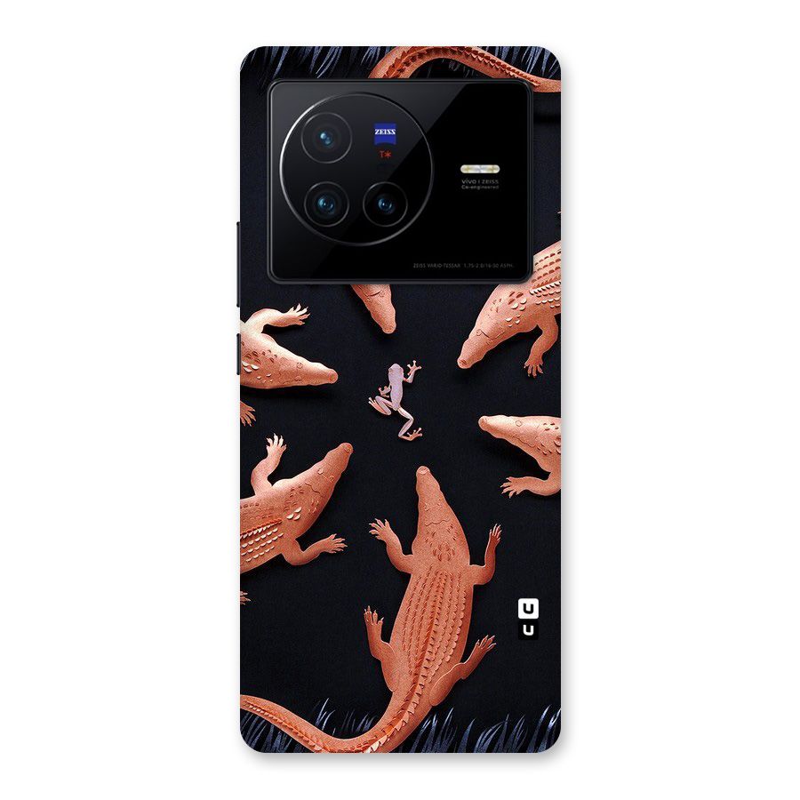 Brave Frog Back Case for Vivo X80