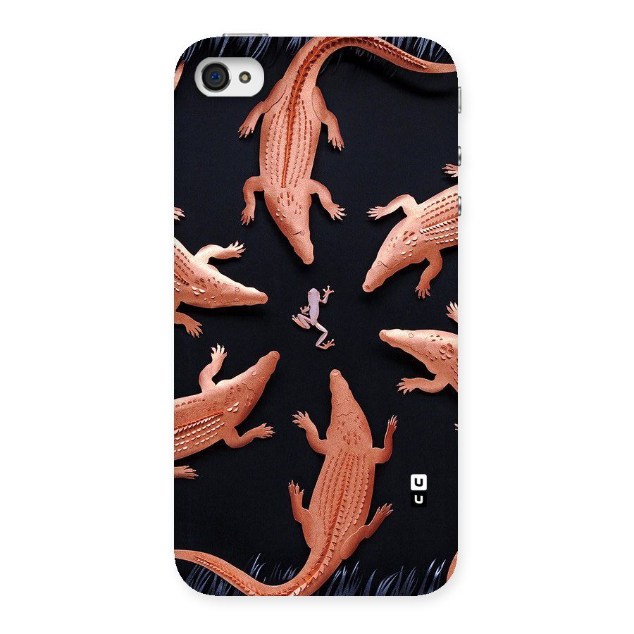 Brave Frog Back Case for iPhone 4 4s