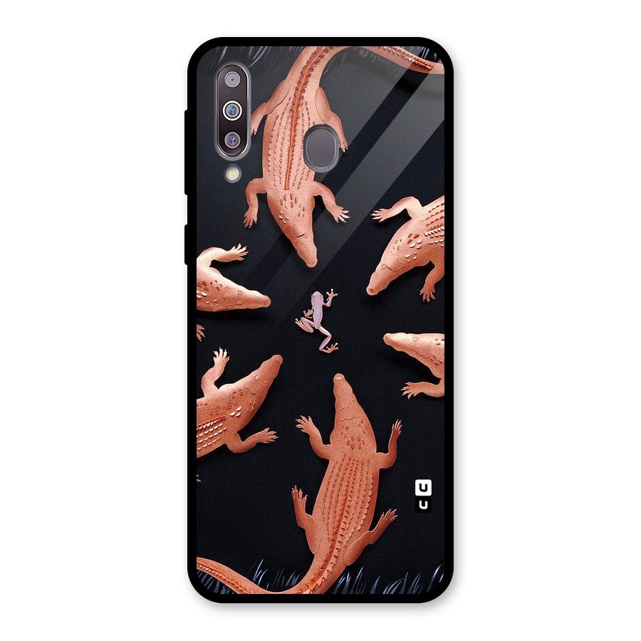 Brave Frog Glass Back Case for Galaxy M30