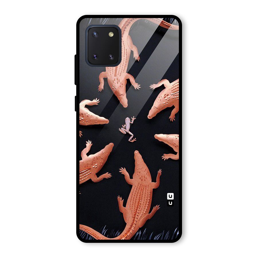 Brave Frog Glass Back Case for Galaxy Note 10 Lite
