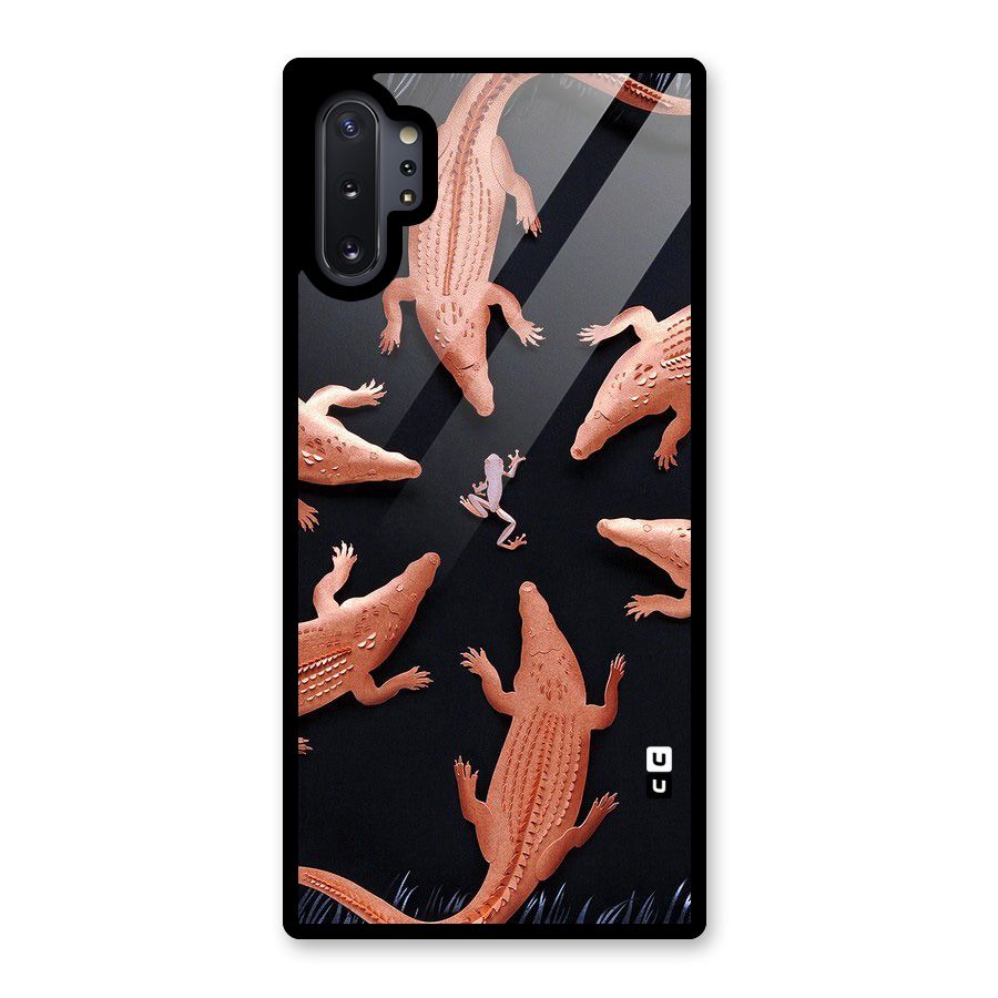 Brave Frog Glass Back Case for Galaxy Note 10 Plus