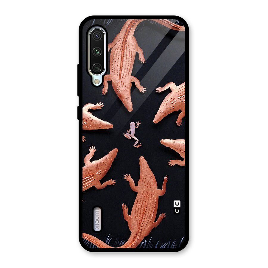 Brave Frog Glass Back Case for Mi A3
