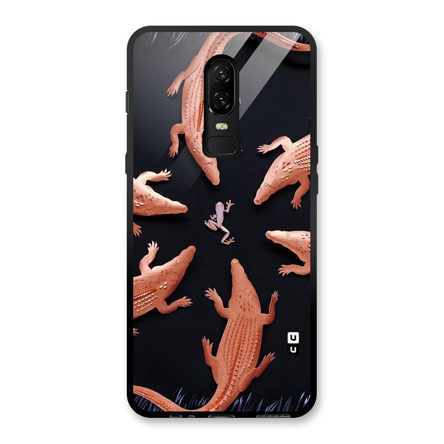 Brave Frog Glass Back Case for OnePlus 6