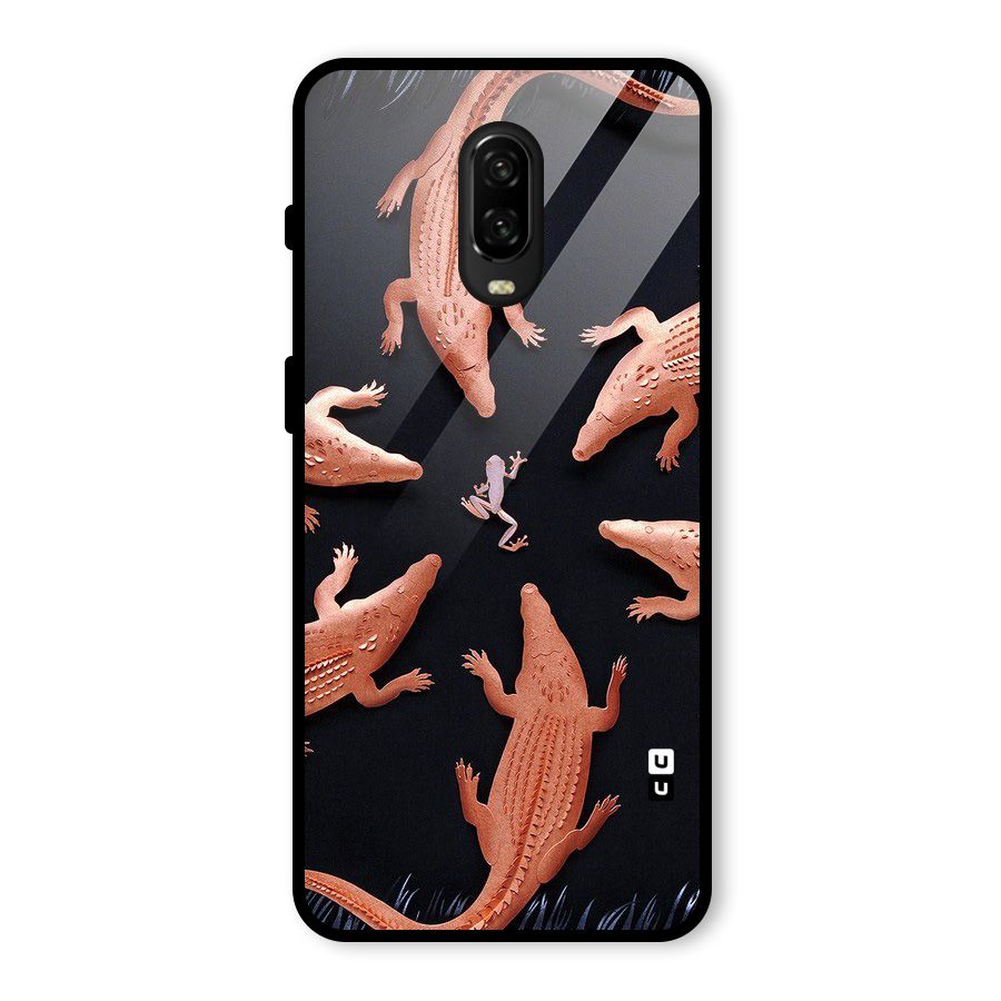 Brave Frog Glass Back Case for OnePlus 6T