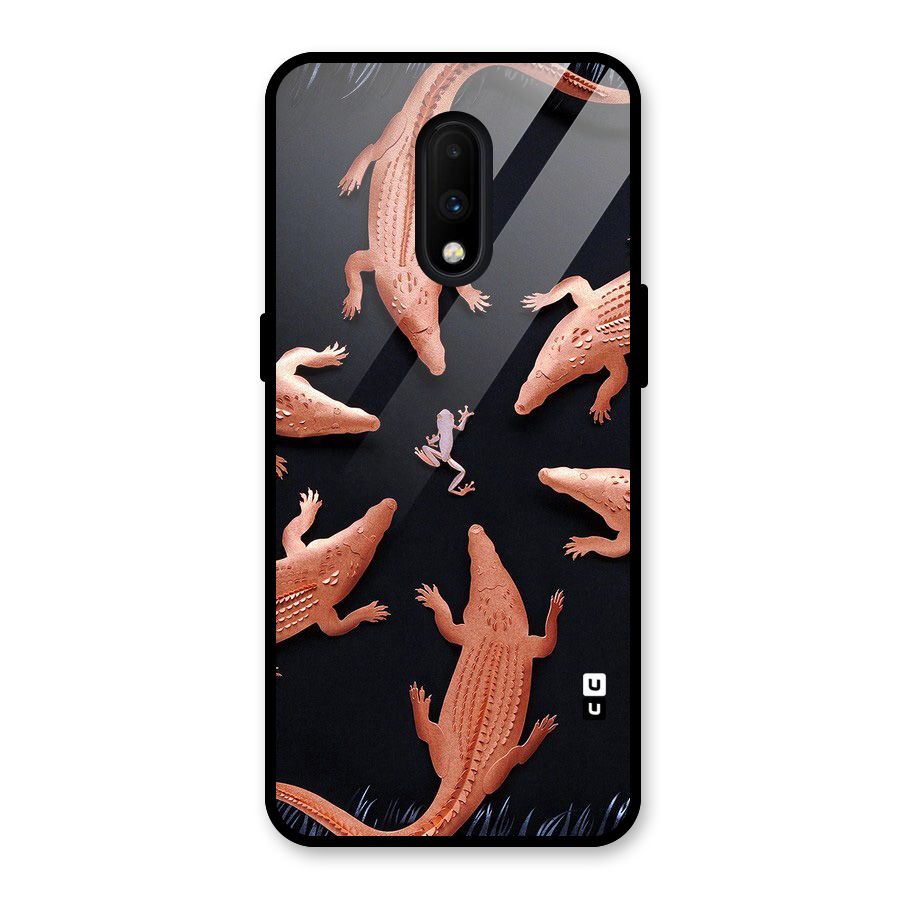 Brave Frog Glass Back Case for OnePlus 7
