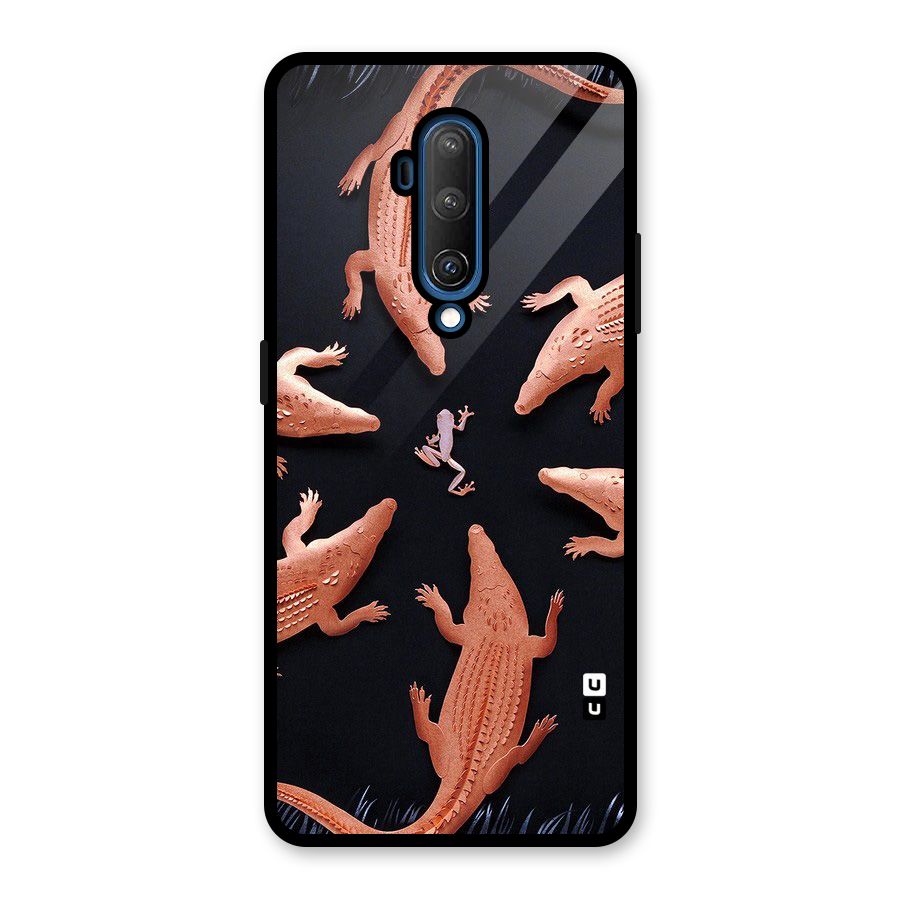 Brave Frog Glass Back Case for OnePlus 7T Pro