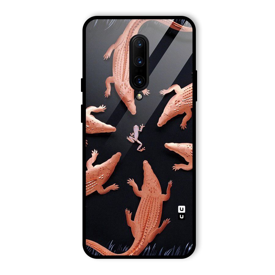 Brave Frog Glass Back Case for OnePlus 7 Pro