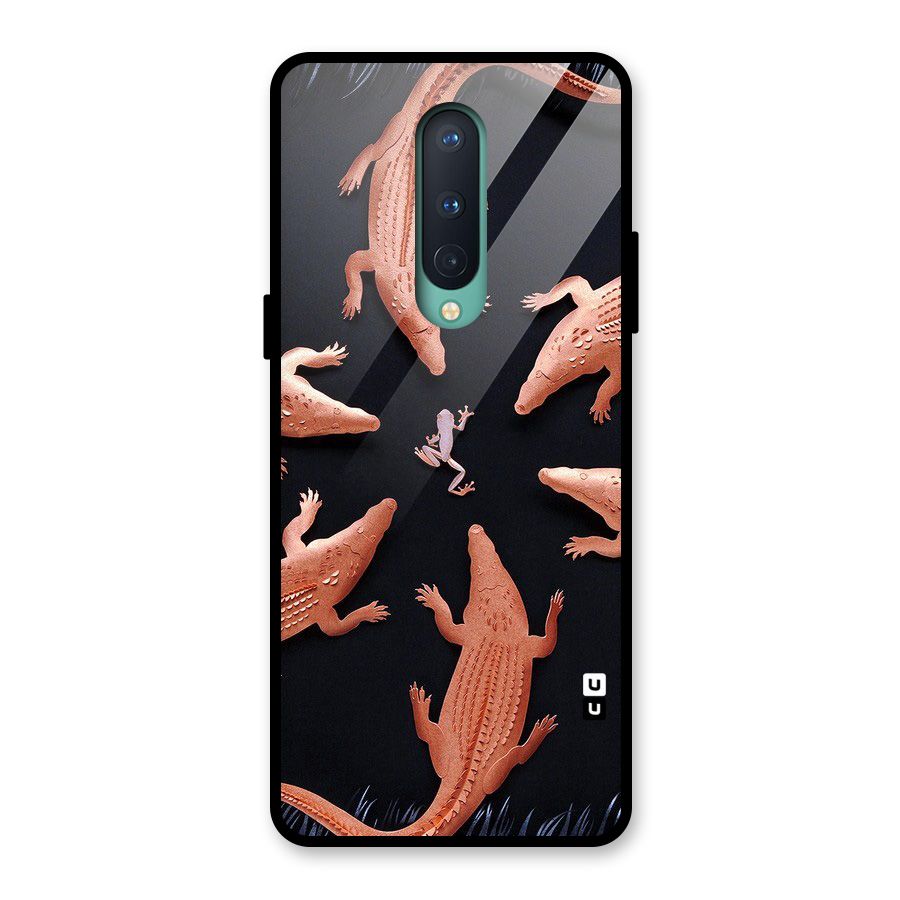 Brave Frog Glass Back Case for OnePlus 8