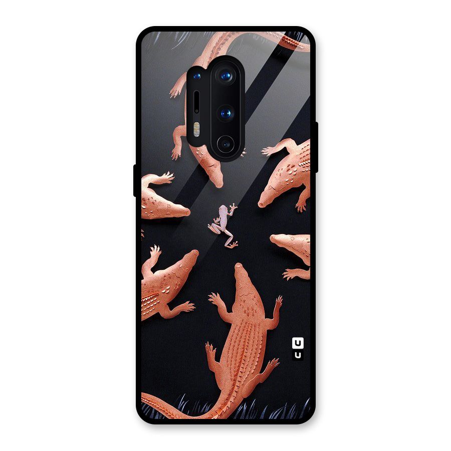 Brave Frog Glass Back Case for OnePlus 8 Pro