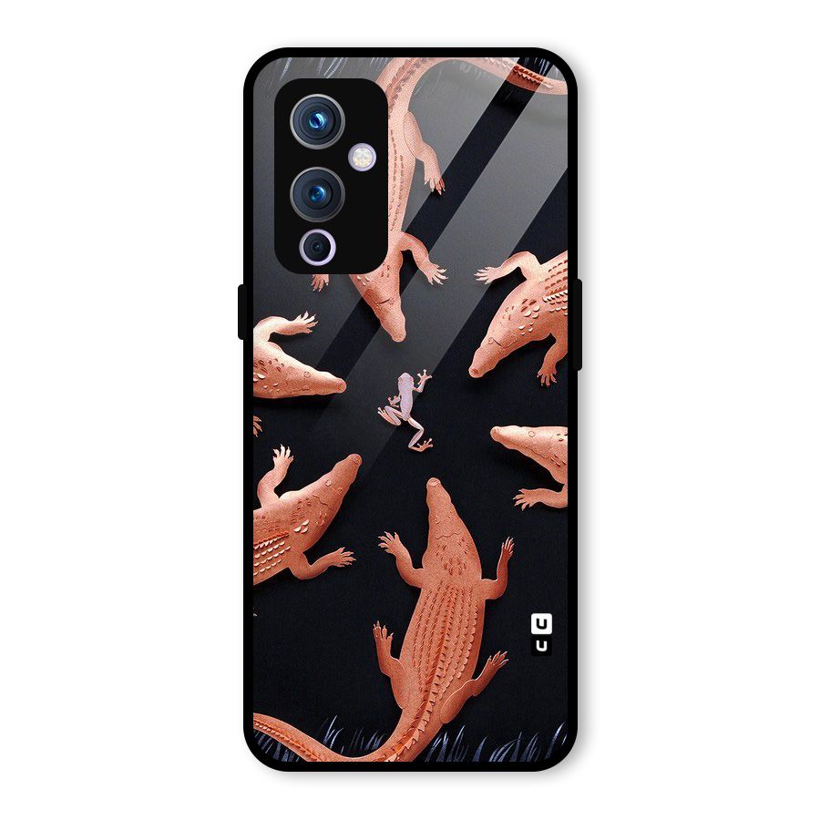 Brave Frog Glass Back Case for OnePlus 9