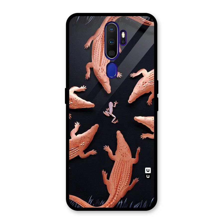 Brave Frog Glass Back Case for Oppo A9 (2020)