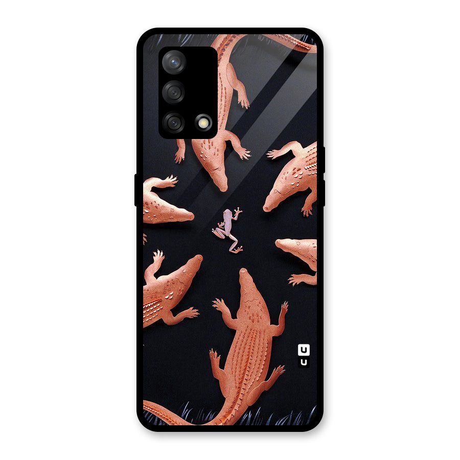 Brave Frog Glass Back Case for Oppo F19