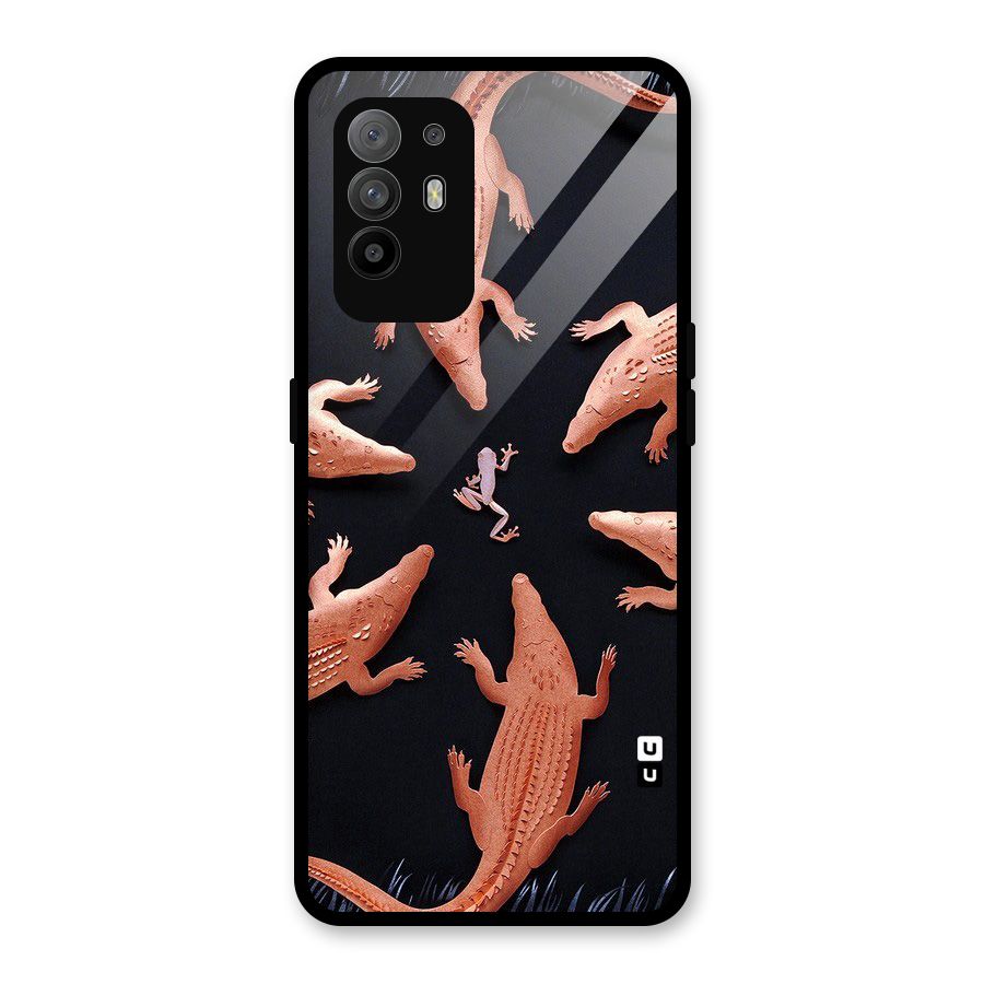 Brave Frog Glass Back Case for Oppo F19 Pro Plus 5G