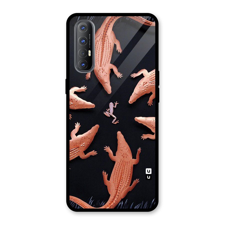 Brave Frog Glass Back Case for Oppo Reno3 Pro