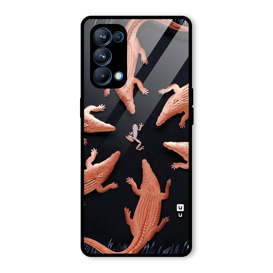 Brave Frog Glass Back Case for Oppo Reno5 Pro 5G