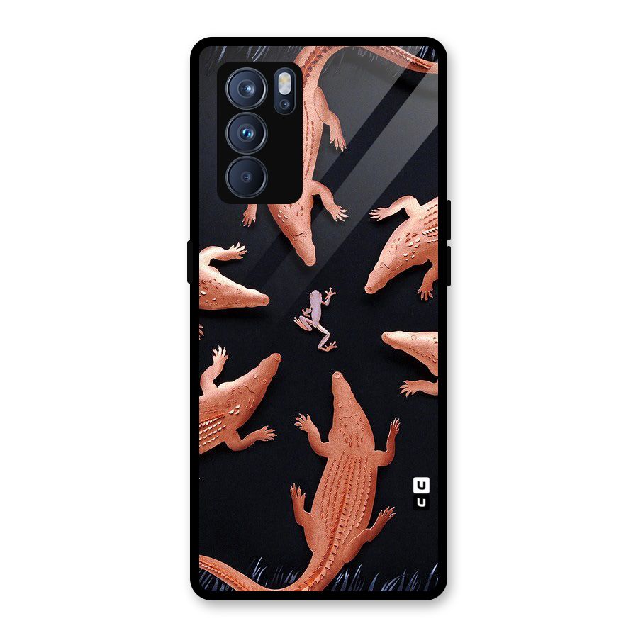 Brave Frog Glass Back Case for Oppo Reno6 Pro 5G
