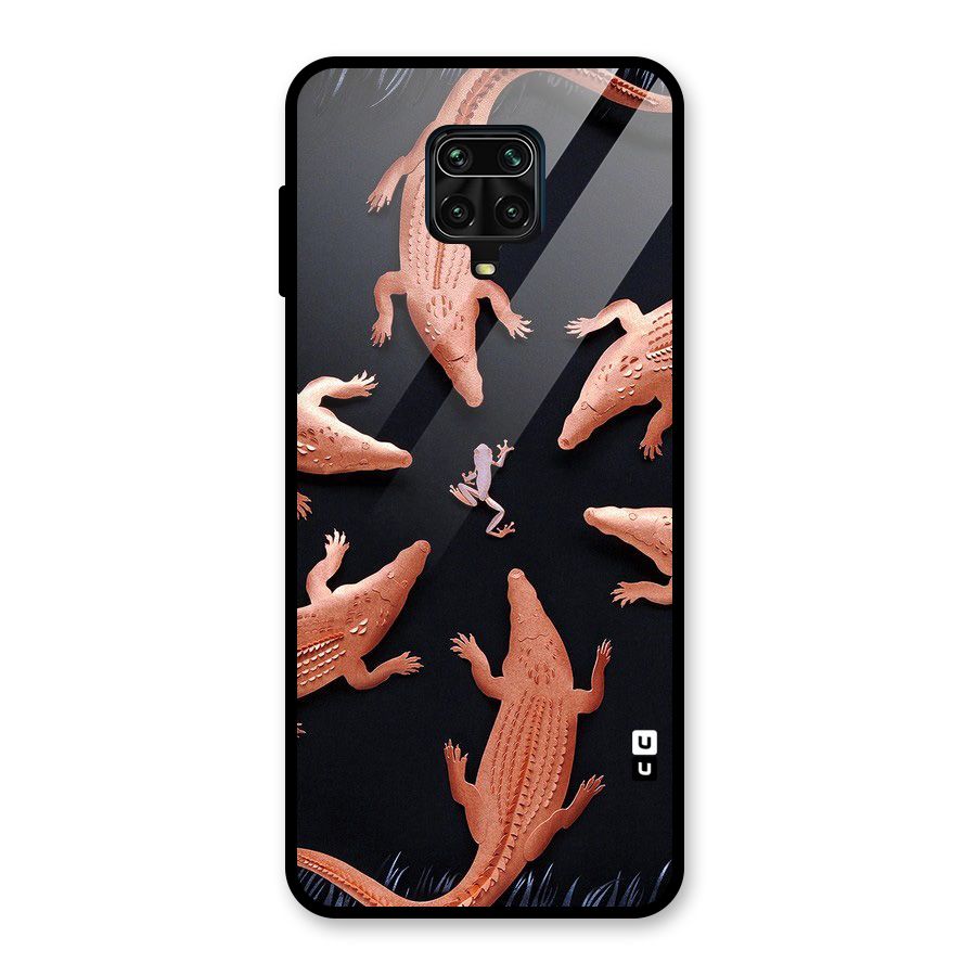 Brave Frog Glass Back Case for Poco M2 Pro
