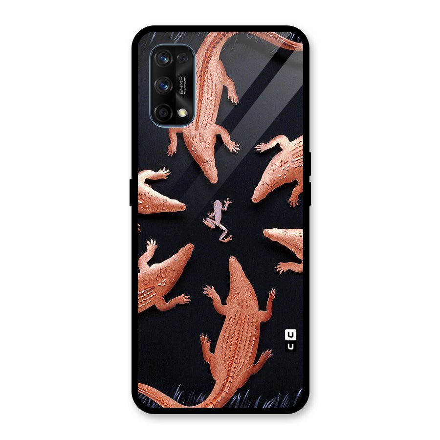 Brave Frog Glass Back Case for Realme 7 Pro