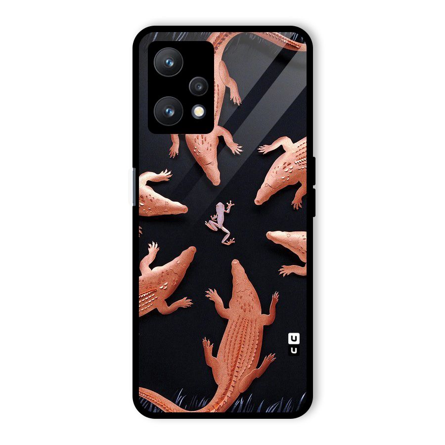 Brave Frog Glass Back Case for Realme 9 Pro 5G