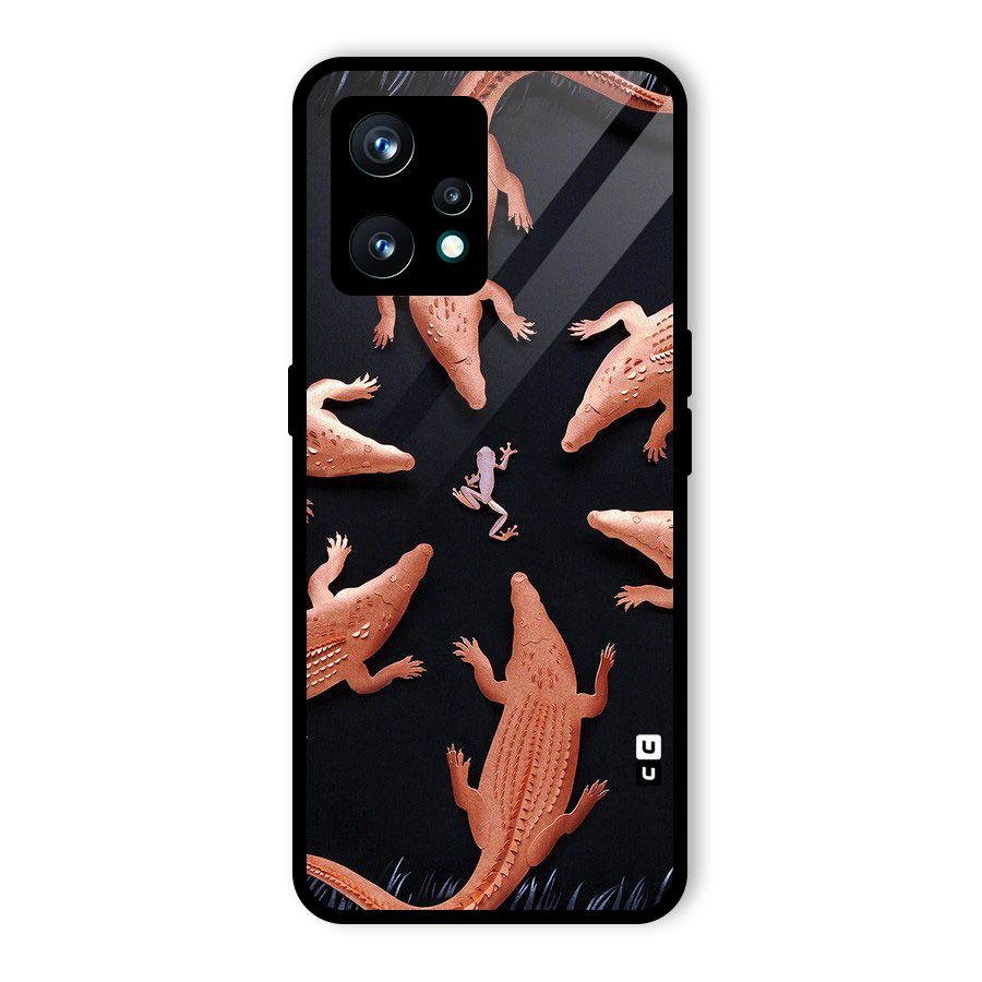 Brave Frog Glass Back Case for Realme 9 Pro Plus 5G