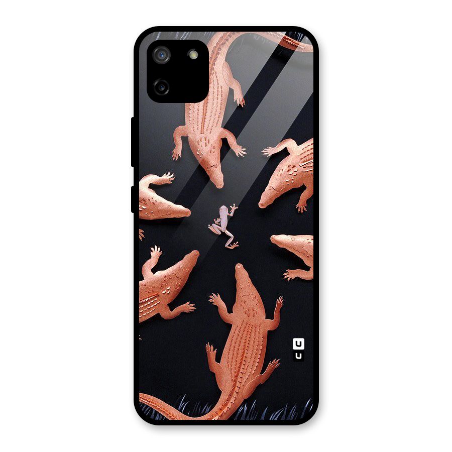Brave Frog Glass Back Case for Realme C11