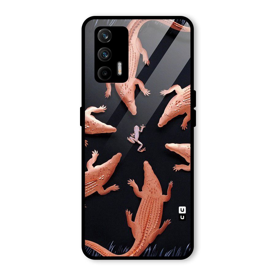 Brave Frog Glass Back Case for Realme GT 5G