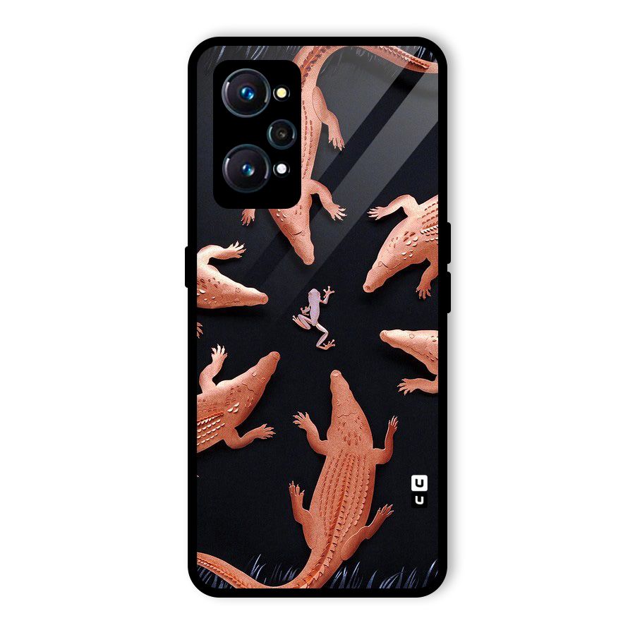 Brave Frog Glass Back Case for Realme GT Neo2