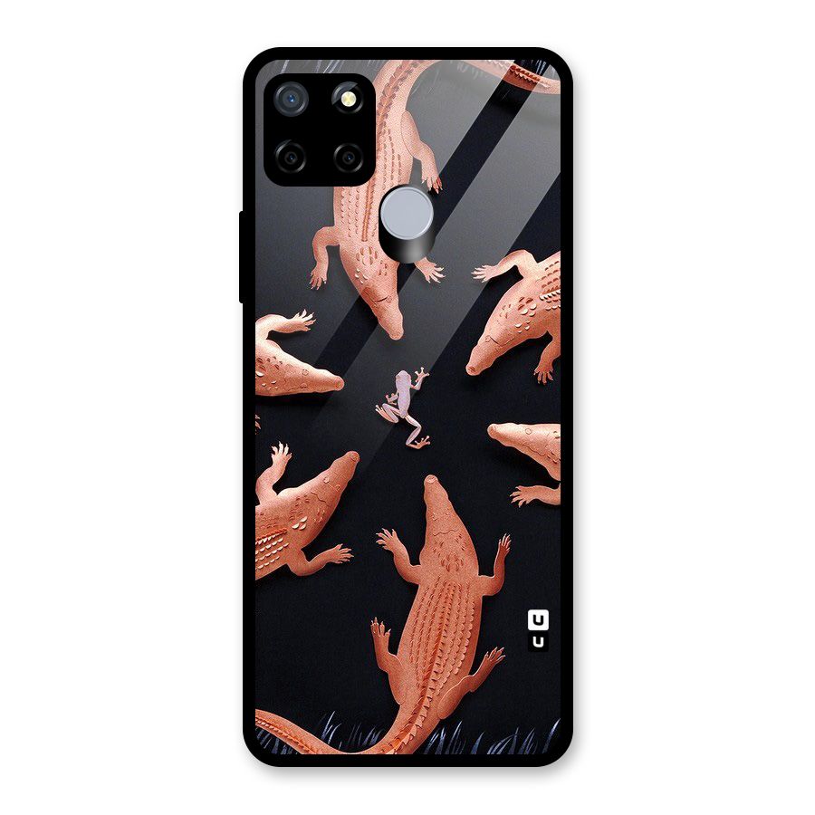 Brave Frog Glass Back Case for Realme Narzo 20