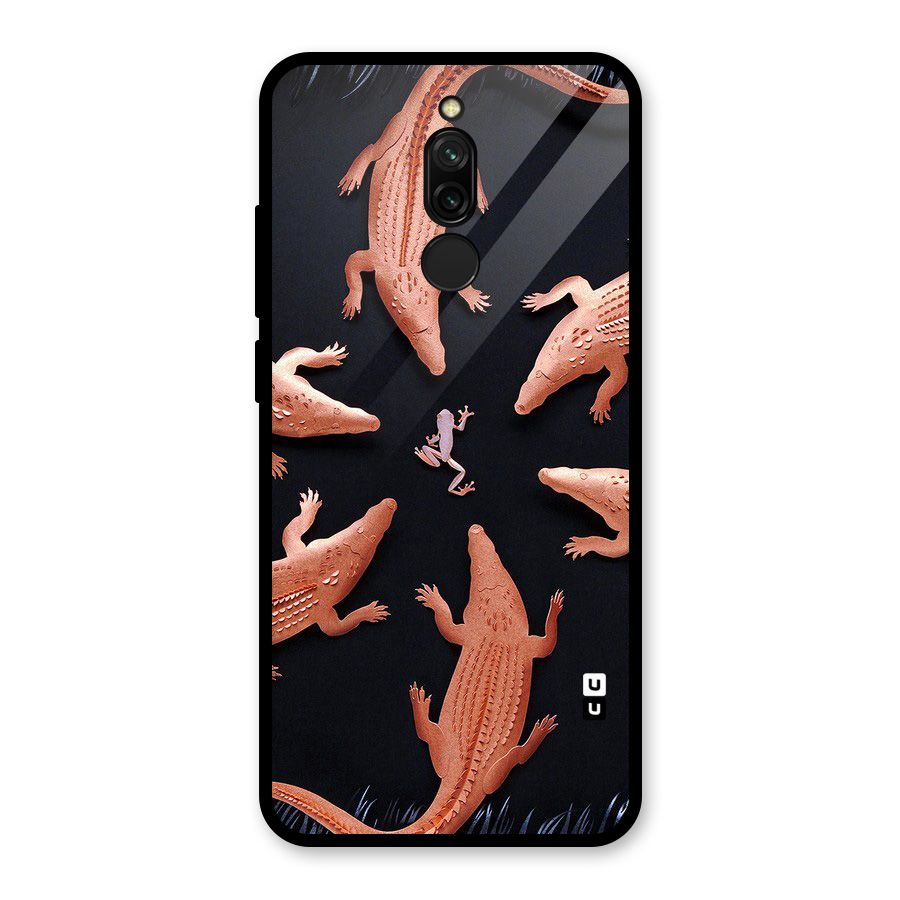 Brave Frog Glass Back Case for Redmi 8