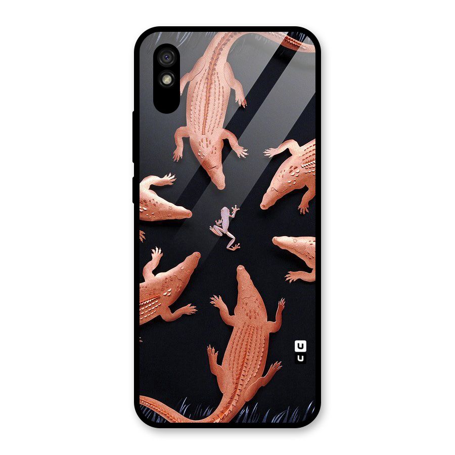 Brave Frog Glass Back Case for Redmi 9A