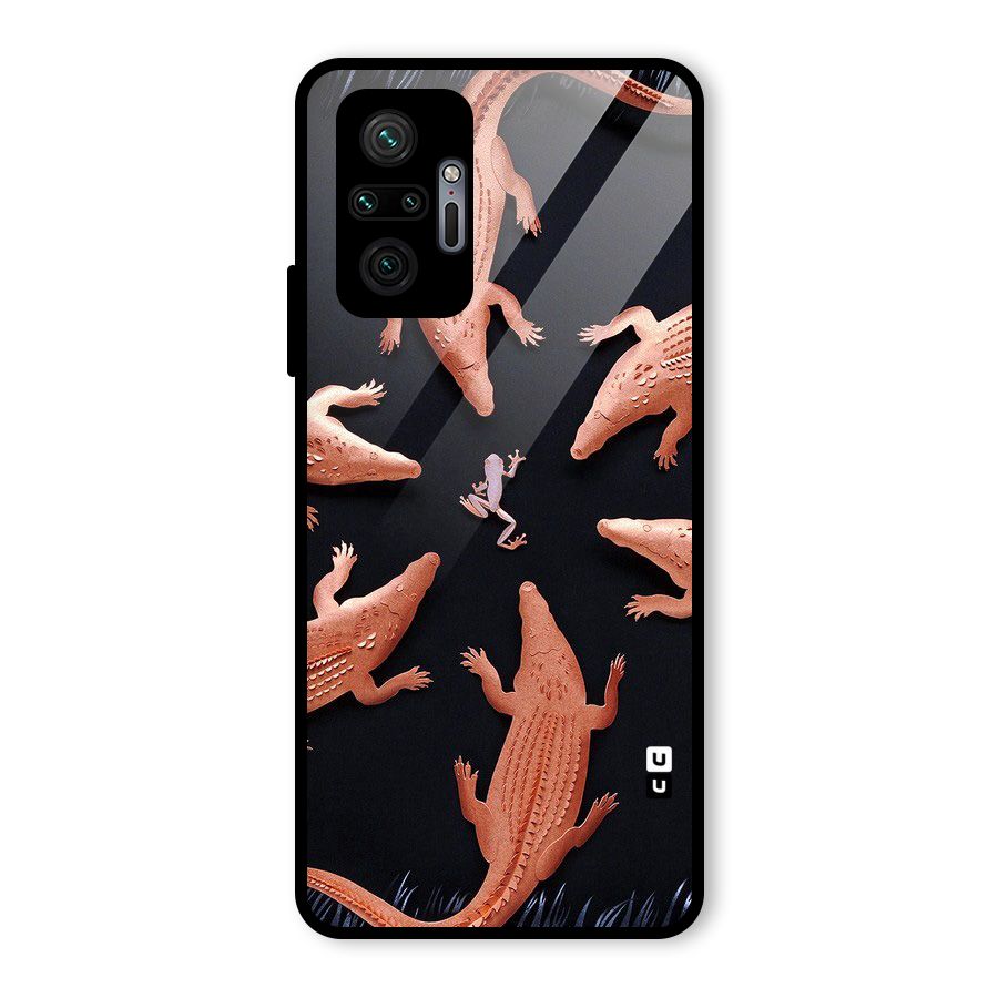 Brave Frog Glass Back Case for Redmi Note 10 Pro Max