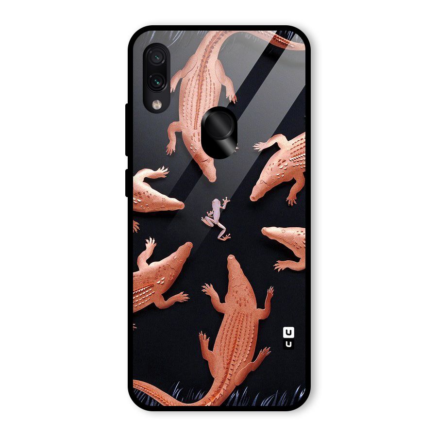 Brave Frog Glass Back Case for Redmi Note 7 Pro