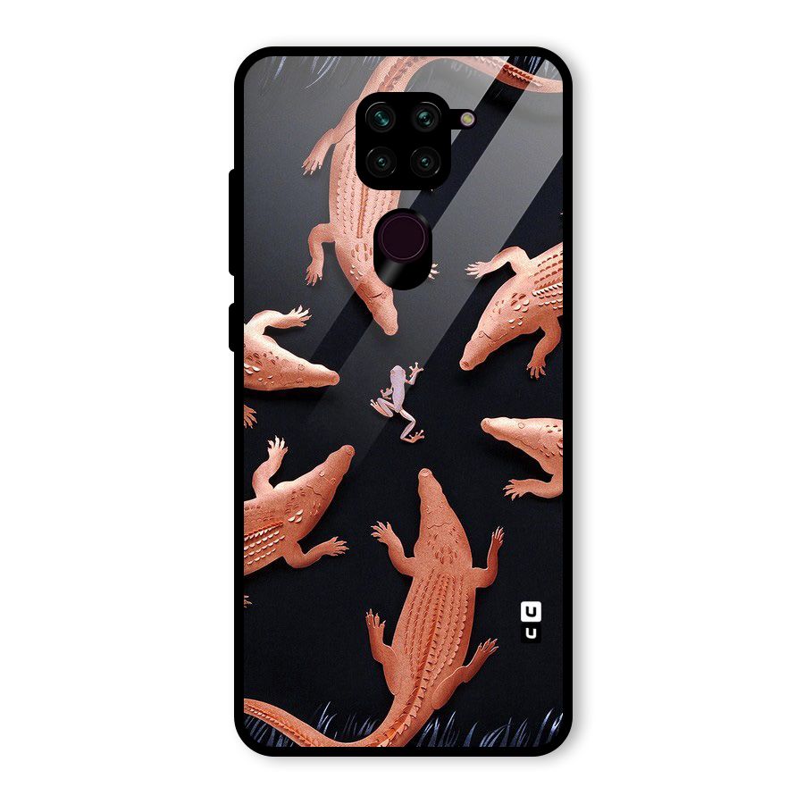 Brave Frog Glass Back Case for Redmi Note 9