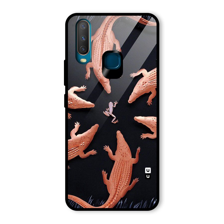 Brave Frog Glass Back Case for Vivo U10