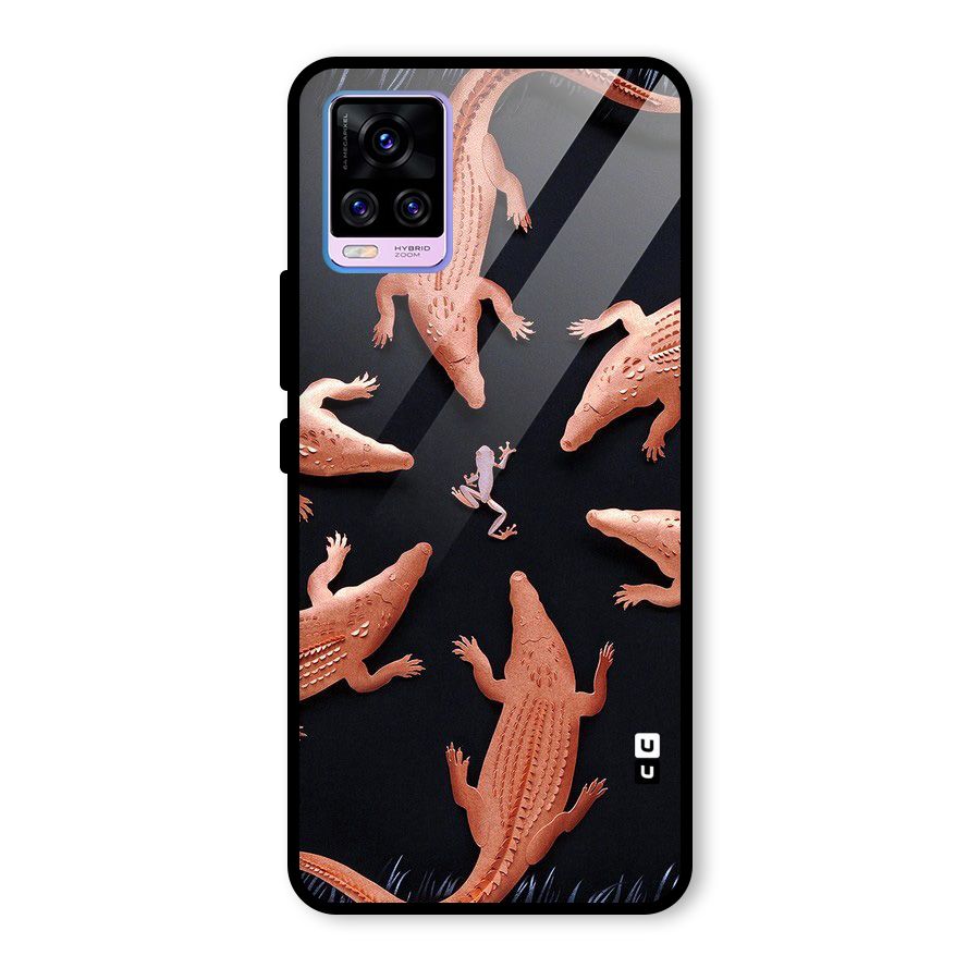 Brave Frog Glass Back Case for Vivo V20 Pro
