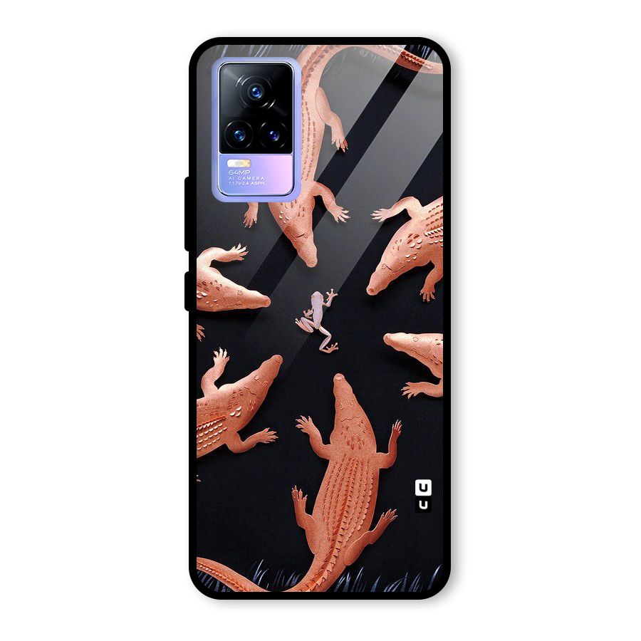 Brave Frog Glass Back Case for Vivo Y73