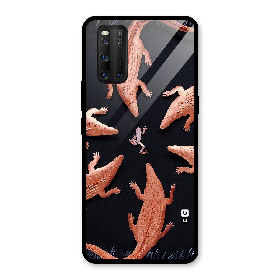 Brave Frog Glass Back Case for Vivo iQOO 3