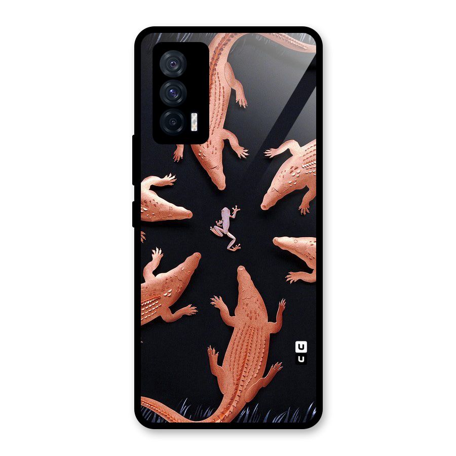 Brave Frog Glass Back Case for Vivo iQOO 7 5G