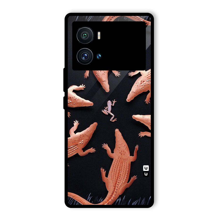 Brave Frog Glass Back Case for Vivo iQOO 9 Pro