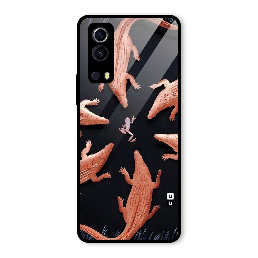 Brave Frog Glass Back Case for Vivo iQOO Z3