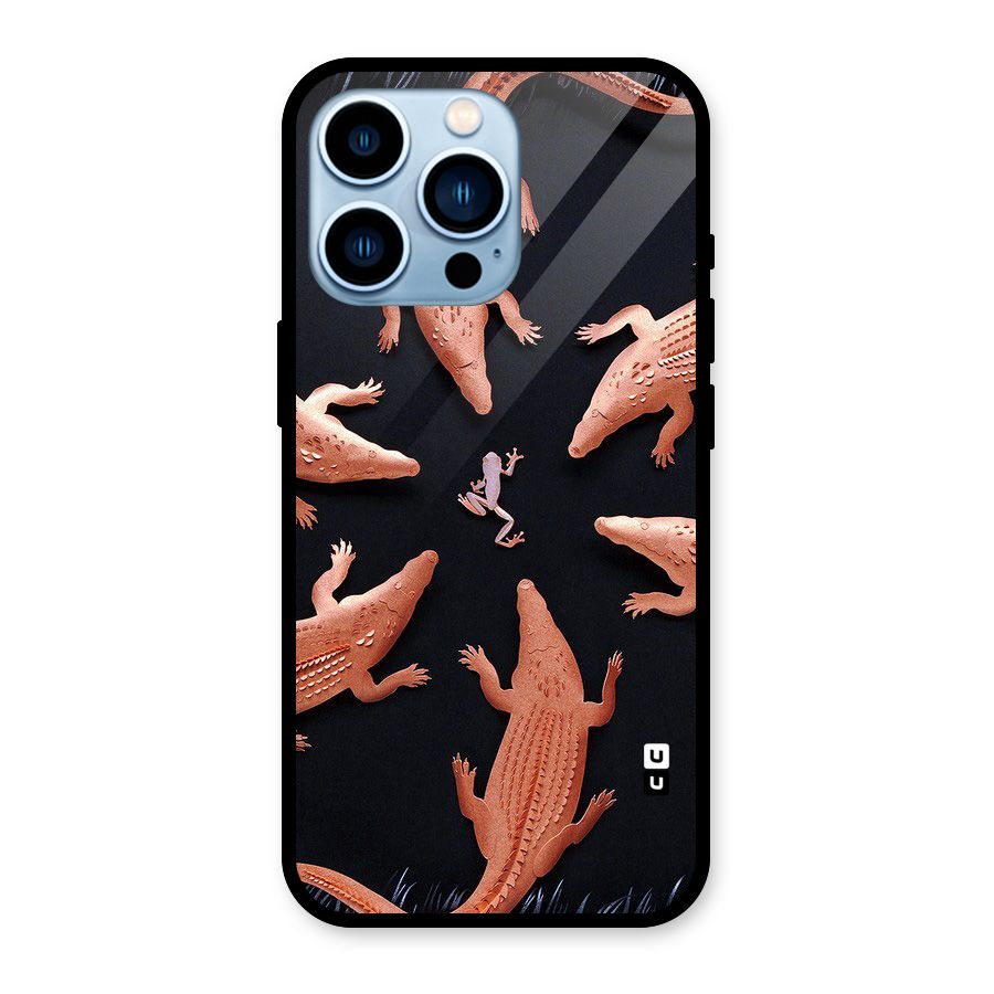 Brave Frog Glass Back Case for iPhone 13 Pro