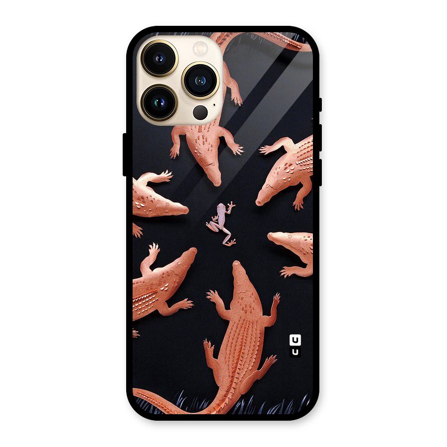 Brave Frog Glass Back Case for iPhone 13 Pro Max