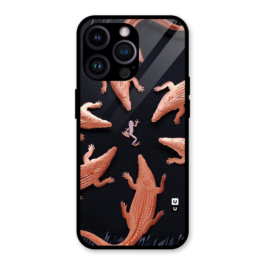 Brave Frog Glass Back Case for iPhone 14 Pro Max