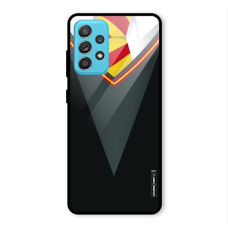 Brave Heart Glass Back Case for Galaxy A52