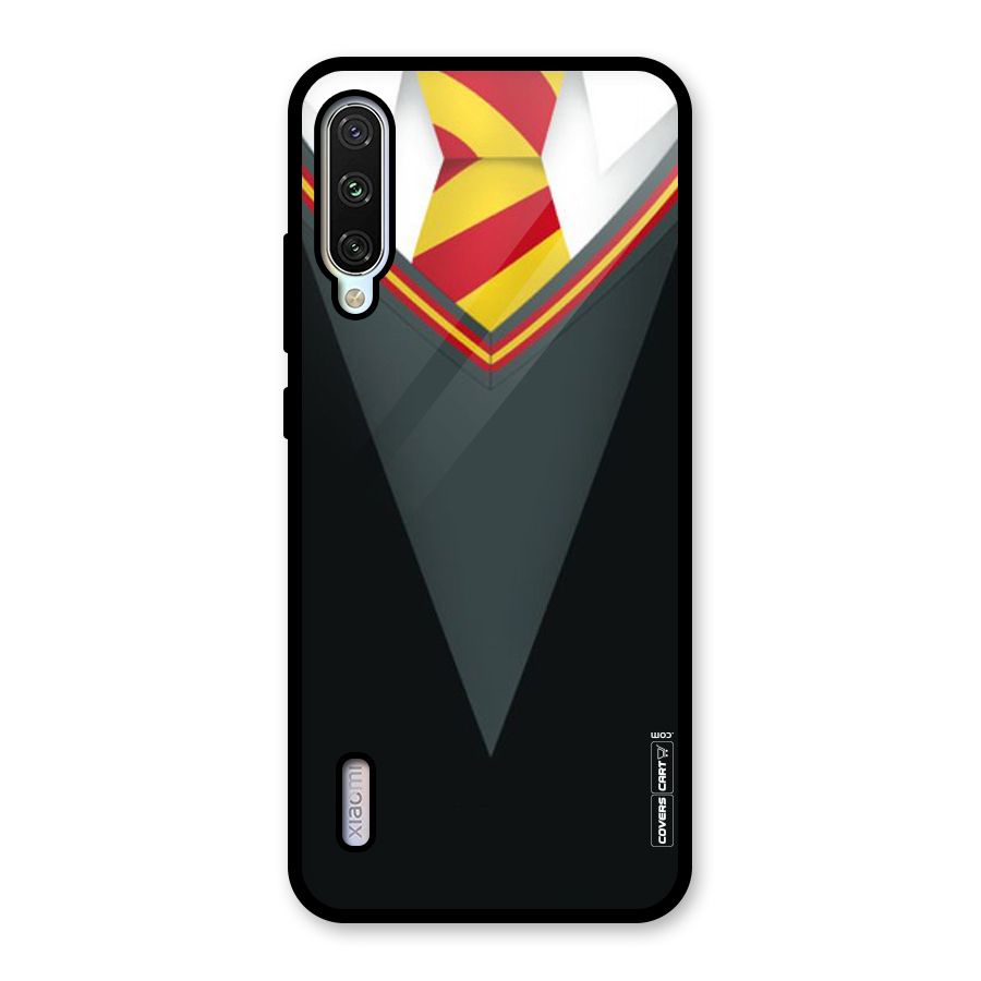 Brave Heart Glass Back Case for Mi A3