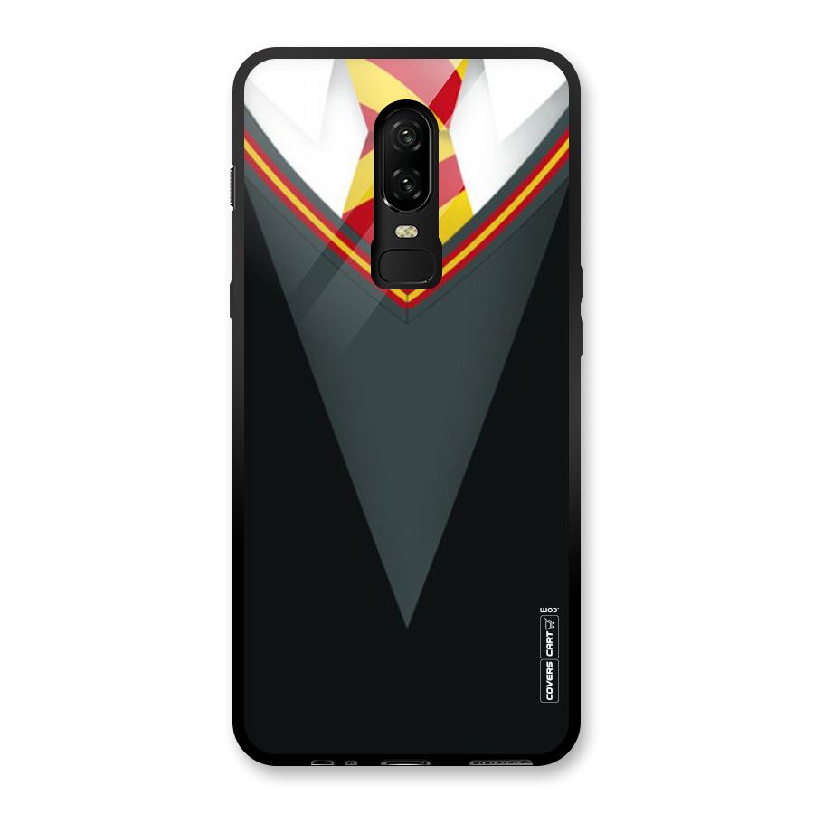 Brave Heart Glass Back Case for OnePlus 6