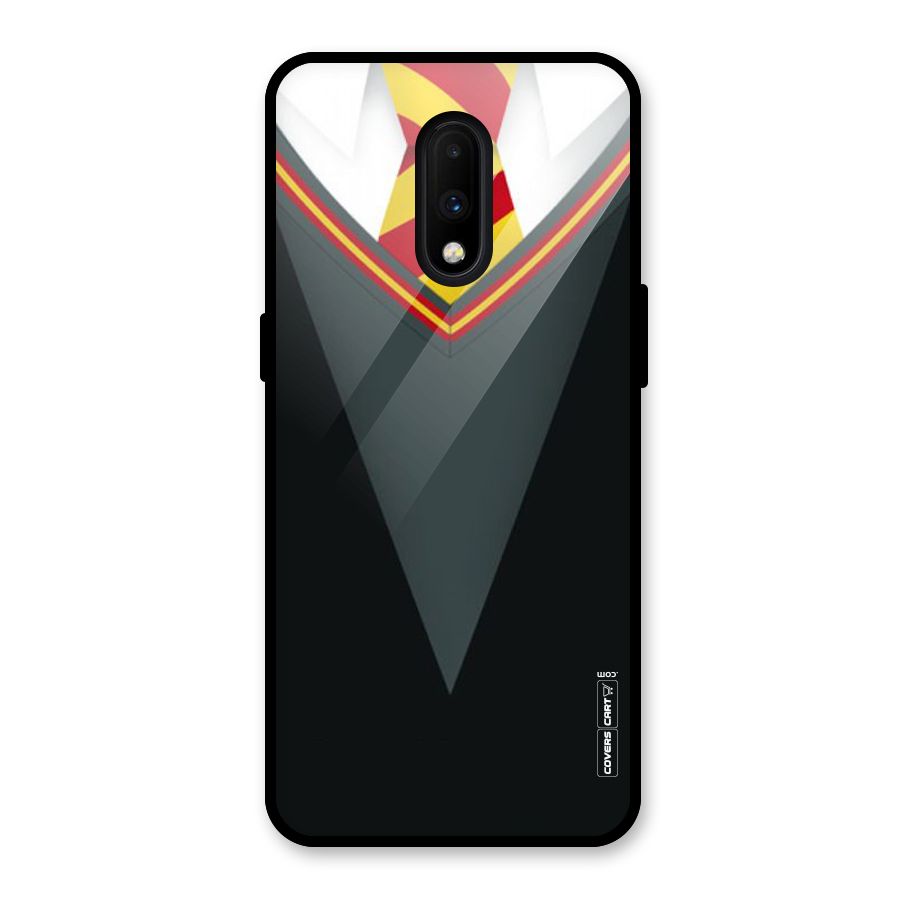 Brave Heart Glass Back Case for OnePlus 7
