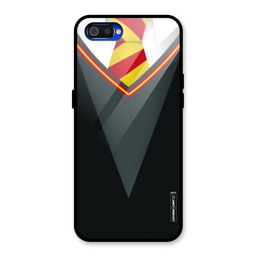 Brave Heart Glass Back Case for Realme C2