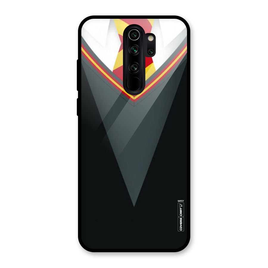 Brave Heart Glass Back Case for Redmi Note 8 Pro